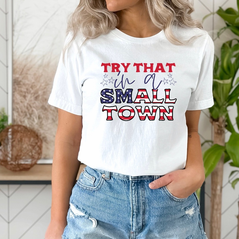 Jason aldean, try that in a small town